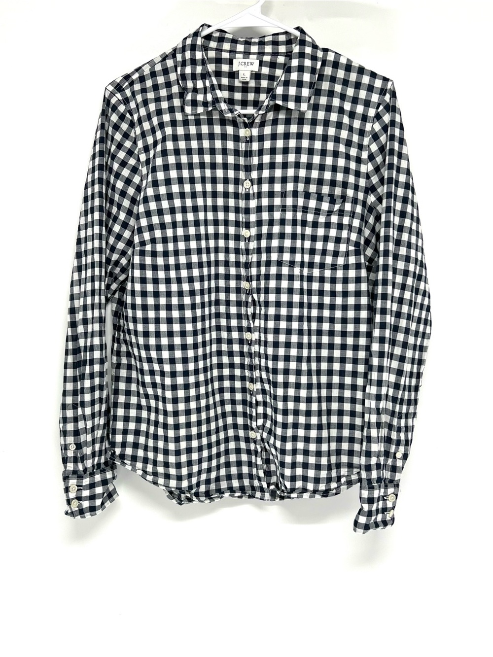J crew lightweight button down shirt large